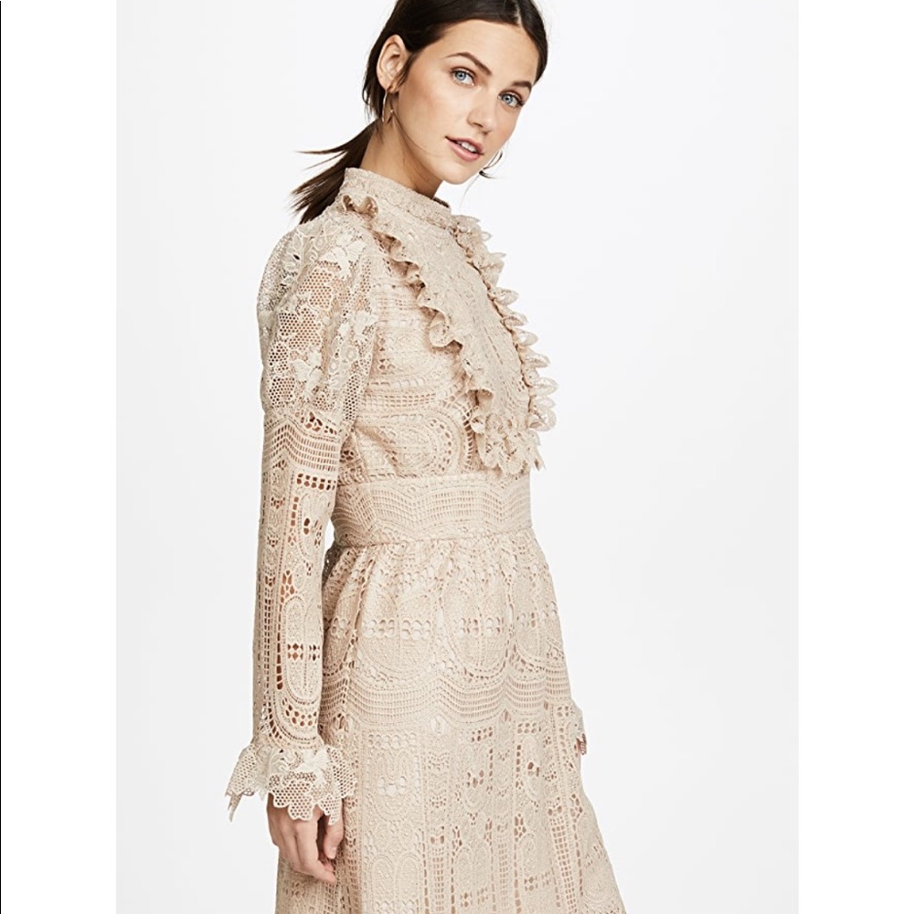Anna Sui Cupid’s Cloud and Scallop Lace dress 0 - Picture 2 of 8